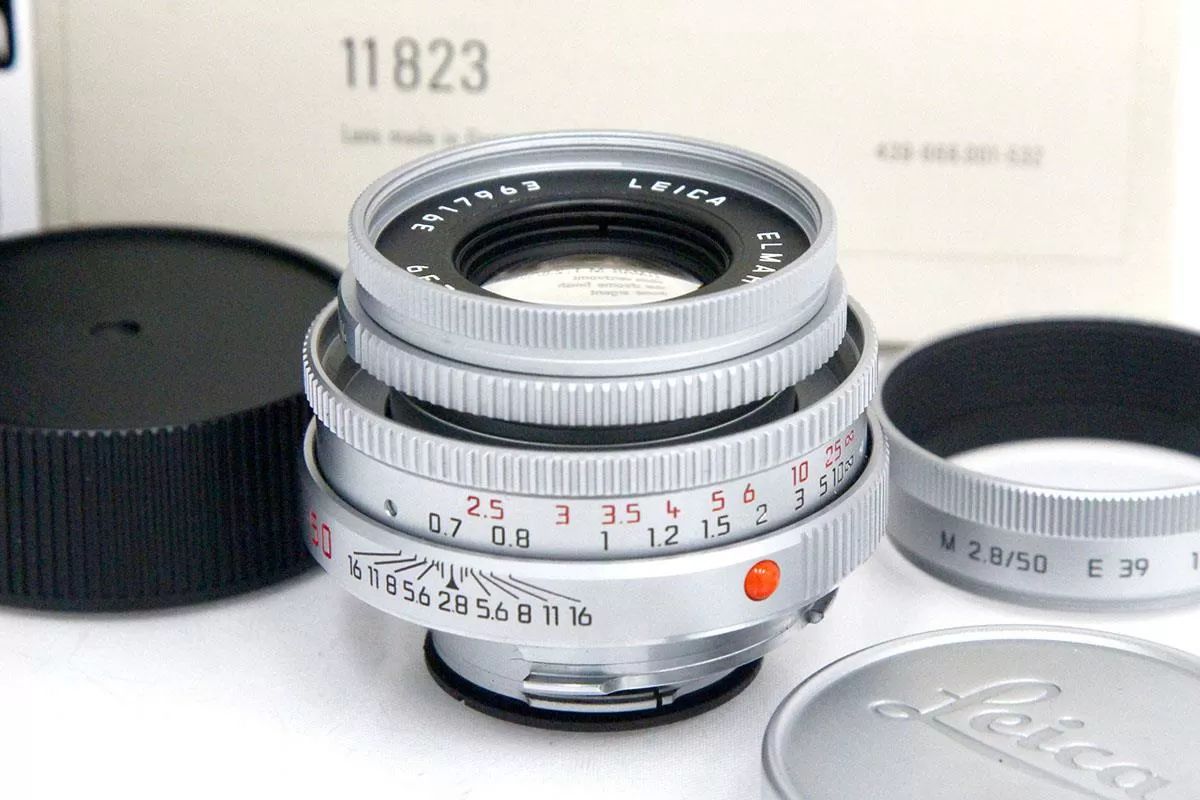 ライカ ELMAR-M 50mm F2.8 シルバー 沈胴式 