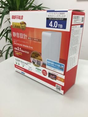 BUFFALO/バッファロー HD-LC4.0U3-WHF [ホワイト] 外付けHDD