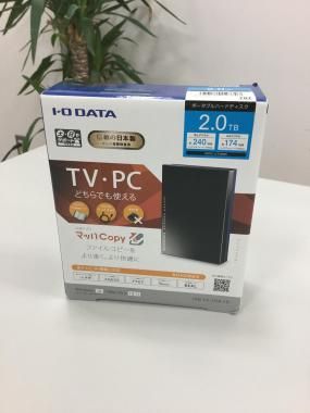 IODATA/アイ・オーデータ HDPC-UT2DBK [ブラック] 外付けHDD