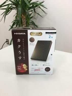 IODATA/アイ・オー・データ HDPT-UT2DBR [ブリックブラウン] 外付けハードディスク