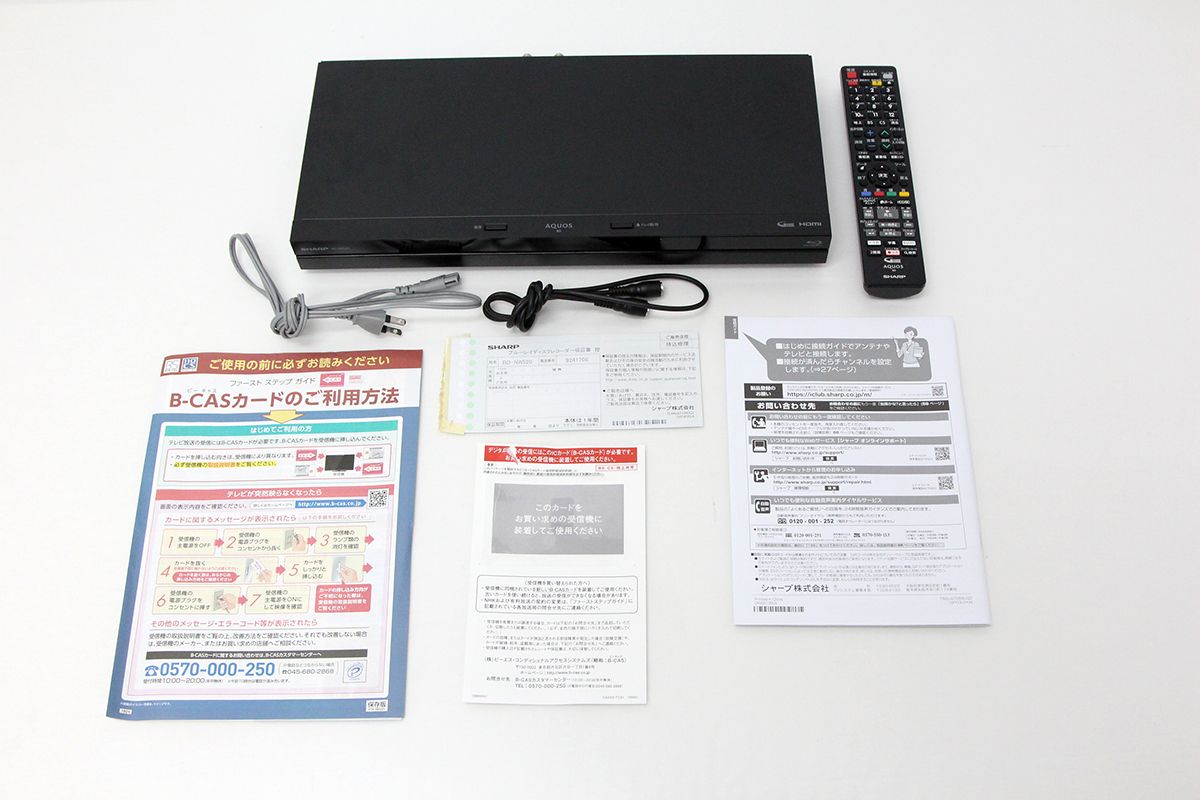 SHARP/シャープ AQUOSブルーレイ BD-NW520 ブルーレイレコーダー