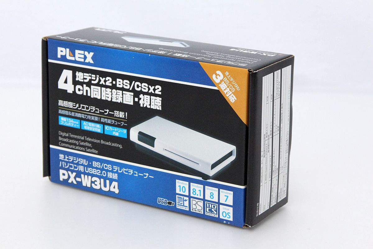PLEX/プレクス PX-W3U4 地上デジタル・BS/CSテレビチューナー
