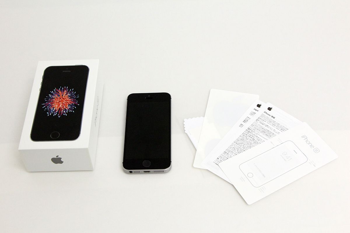 Apple/アップル MLLN2J/A iPhone SE Gray 16GB SoftBank 利用制限【○】スマートフォン
