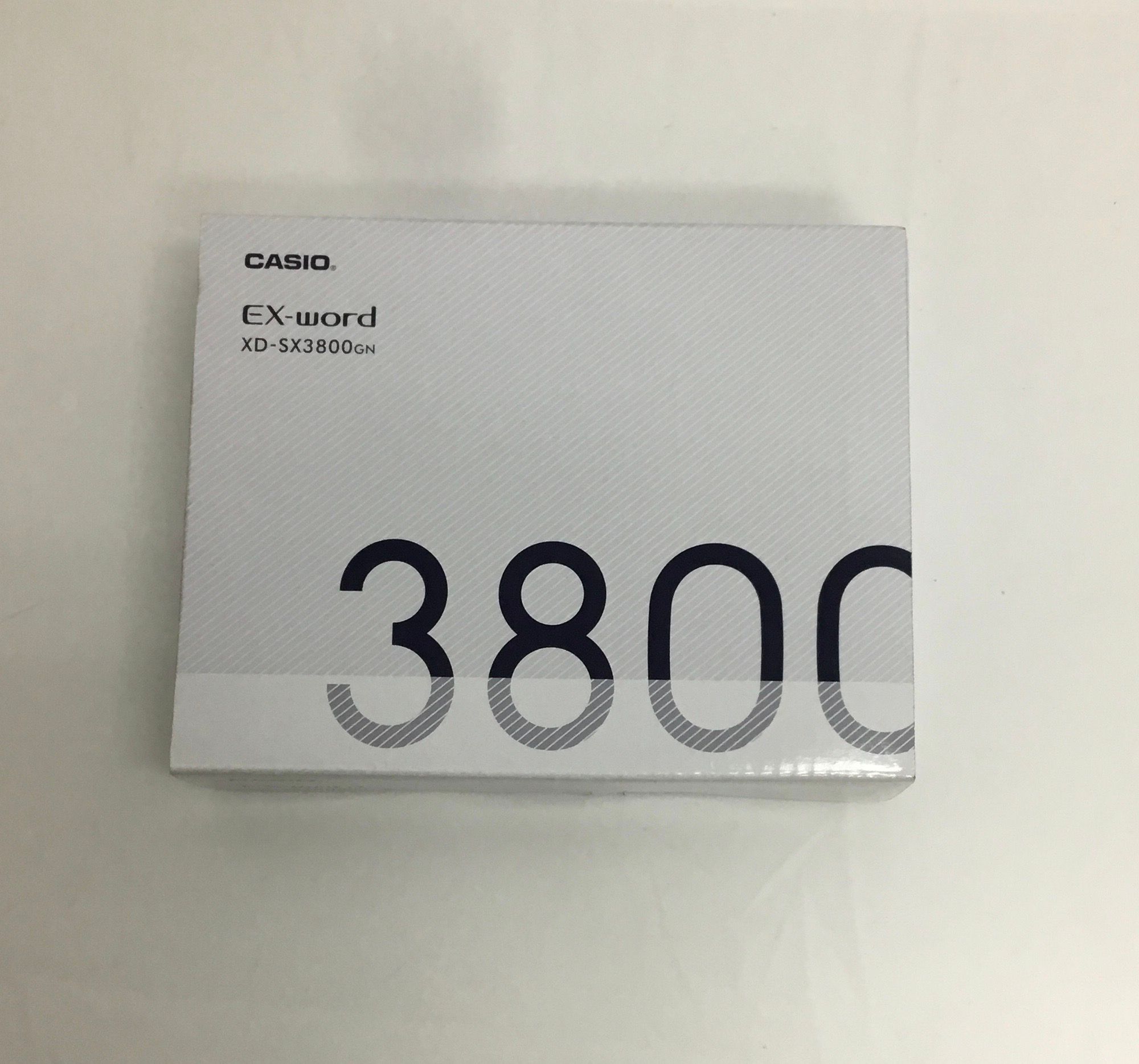 CASIO/カシオ エクスワード XD-SX3800GN [グリーン] 電子辞書