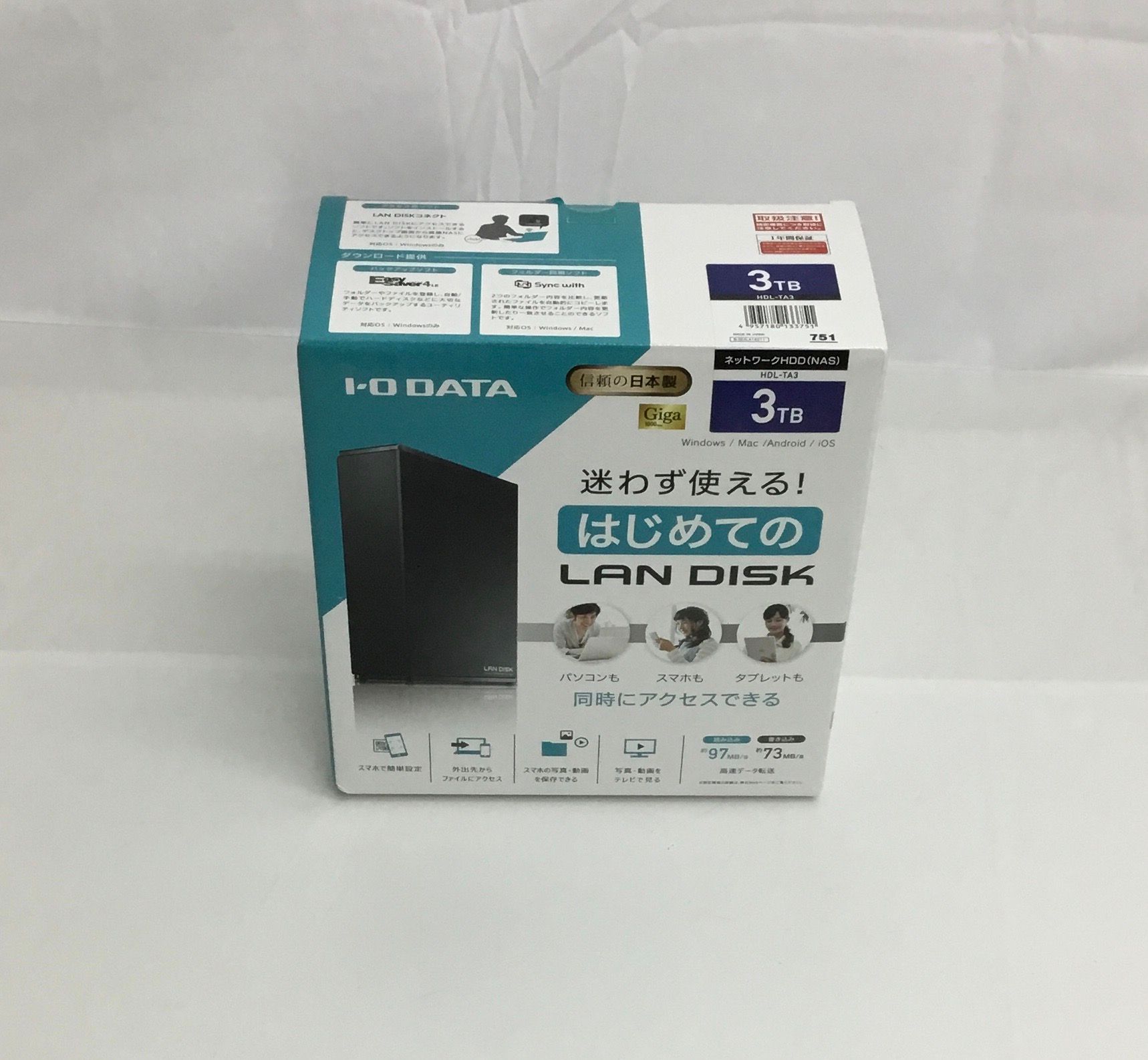 IODATA/アイ・オー・データ LAN DISK HDL-TA3 ネットワークHDD