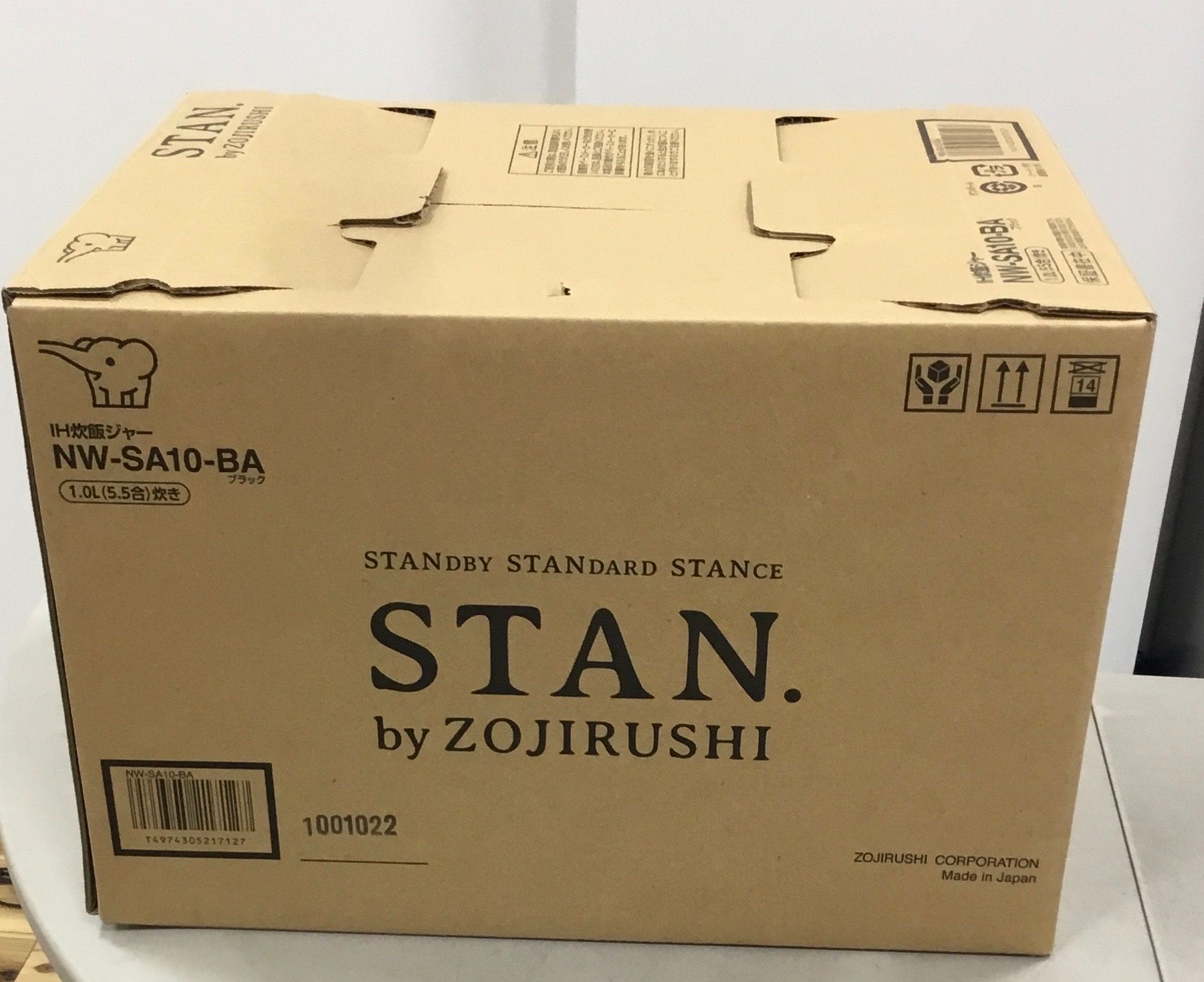 象印/ZOJIRUSHI STAN. NW-SA10-BA [ブラック] 炊飯器