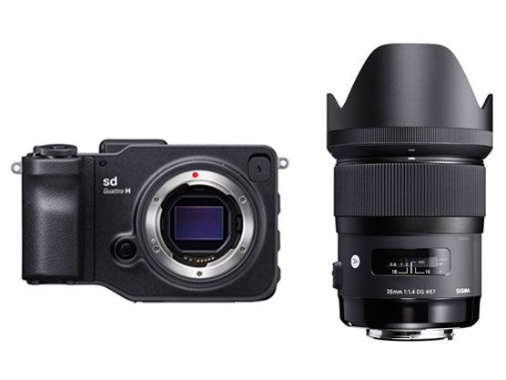 SIGMA sd Quattro H 35mm F1.4 DG HSM Art レンズキット