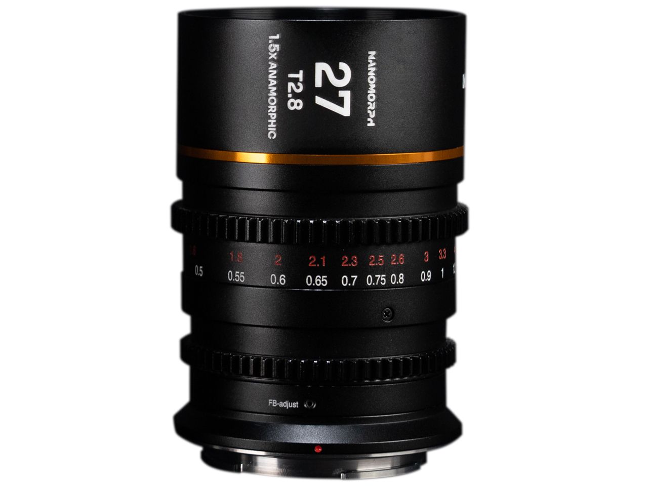 LAOWA Nanomorph 27mm T2.8 1.5x Cine Amber