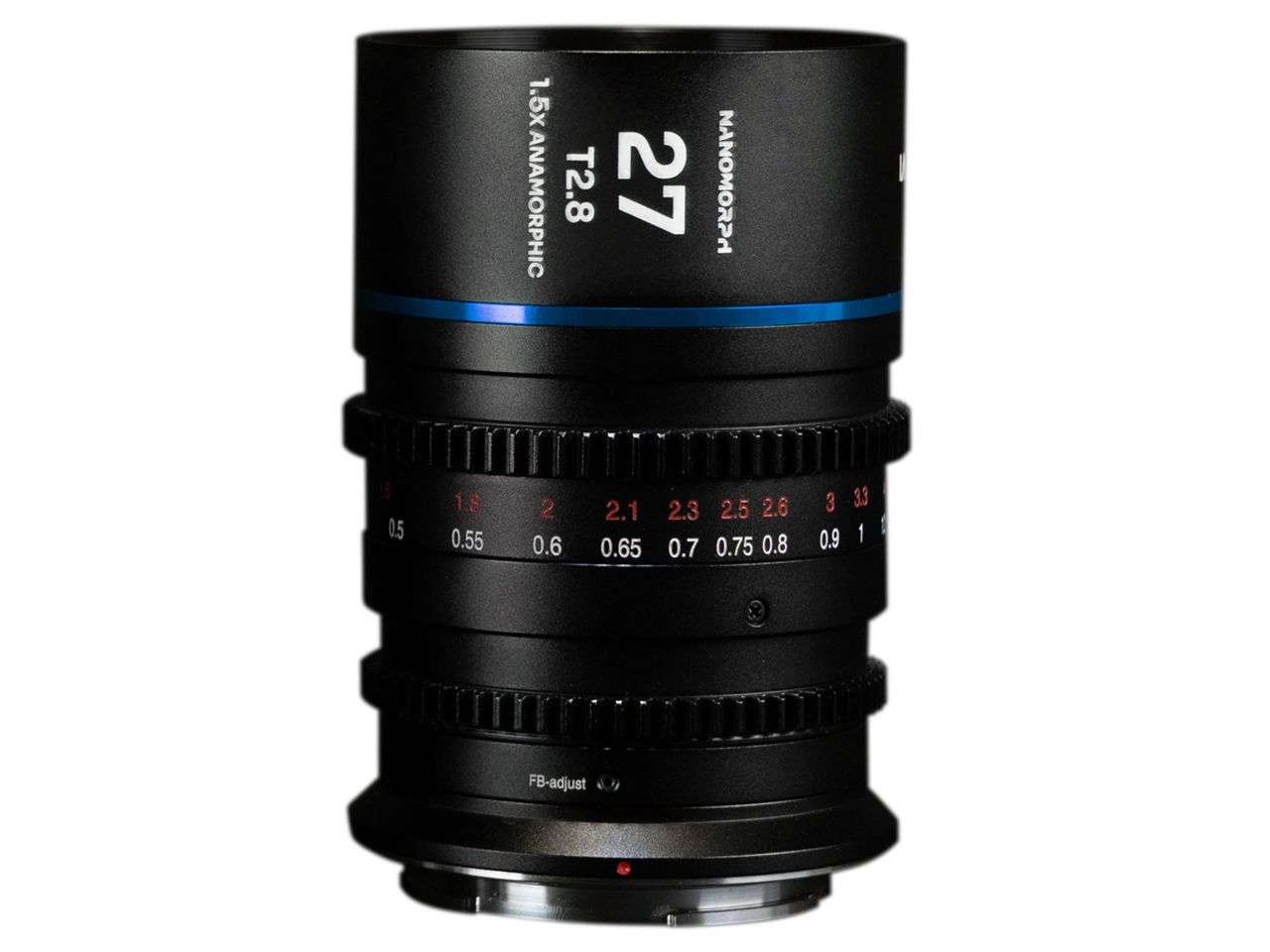LAOWA Nanomorph 27mm T2.8 1.5x Cine Blue