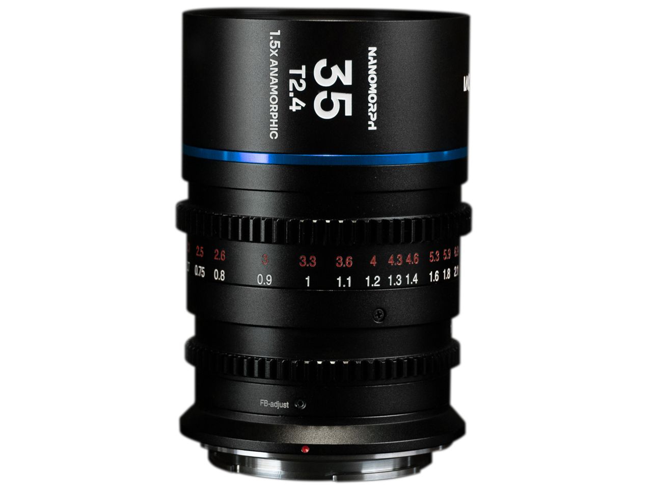 LAOWA Nanomorph 35mm T2.4 1.5x Cine Blue