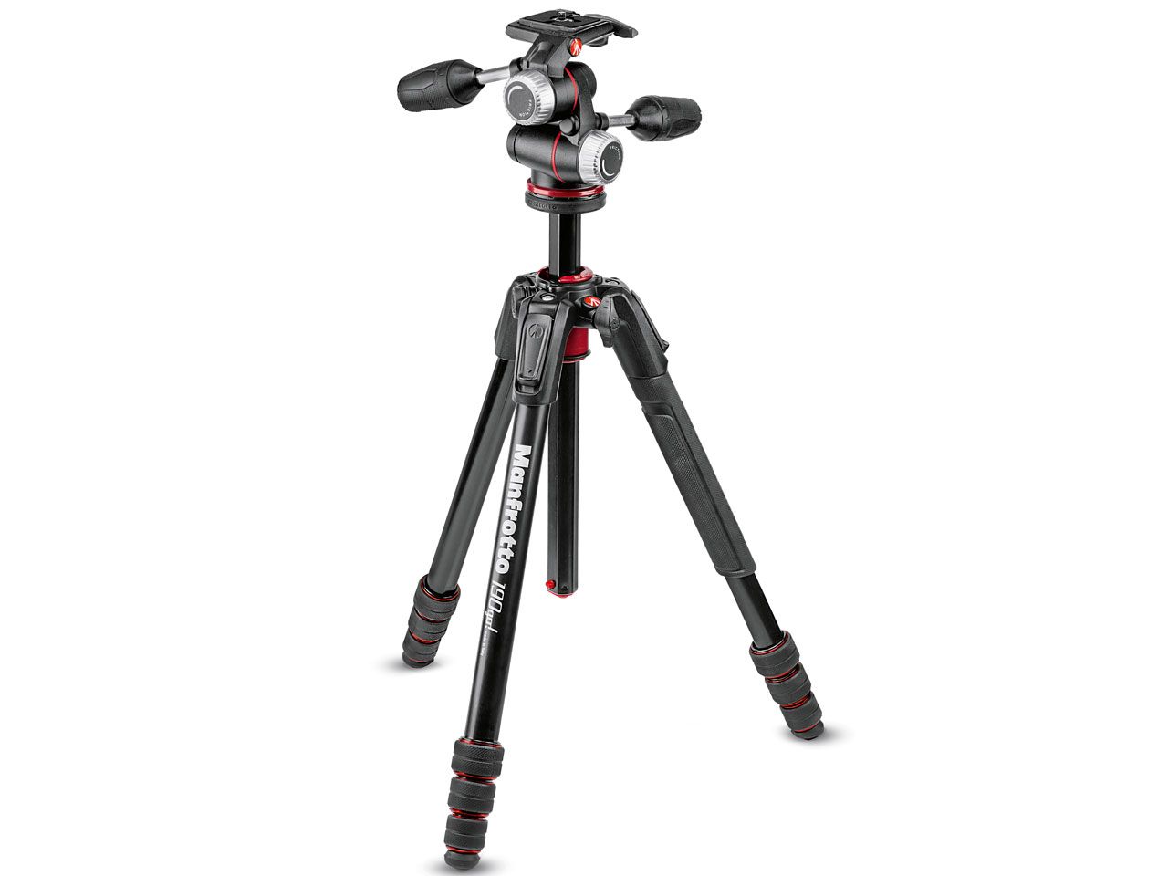 190go！ アルミニウム三脚4段+XPRO3ウェイ雲台キット MK190GOA4-3WX