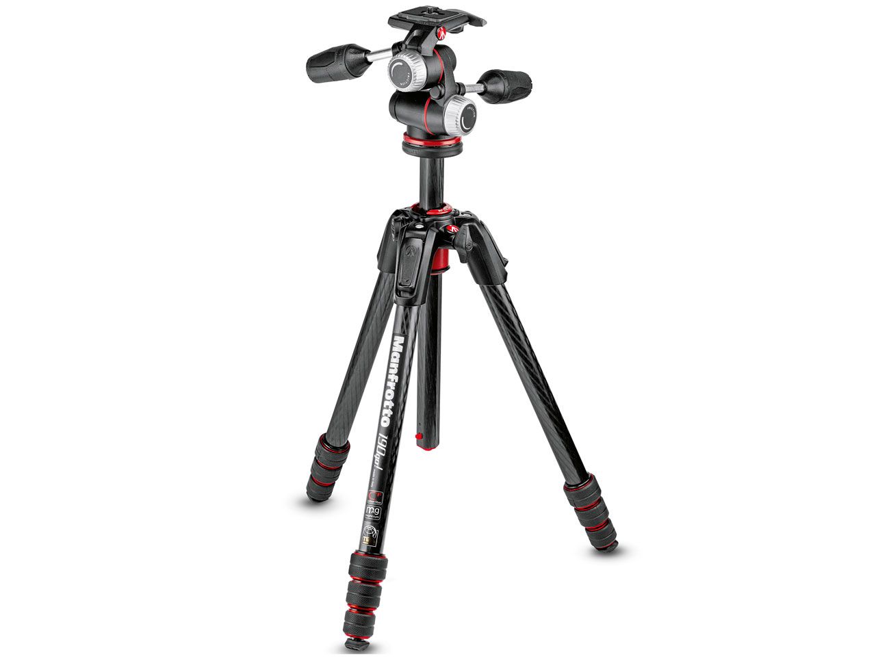 190go！ カーボン三脚4段+XPRO3ウェイ雲台キット MK190GOC4-3WX