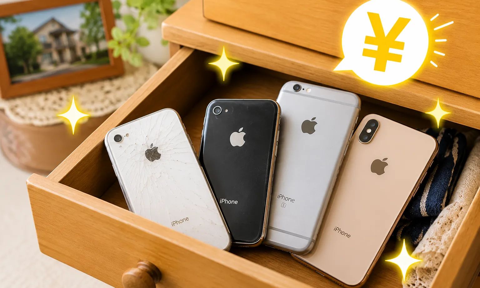 お盆休みに実家で昔のスマホを発見！そのiPhone、捨てる前に査定してみませんか？