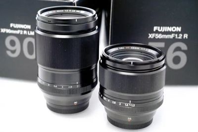 富士フイルム FUJINON XF90mm F2 R LM WR - XF56mmF1.2 R レンズ