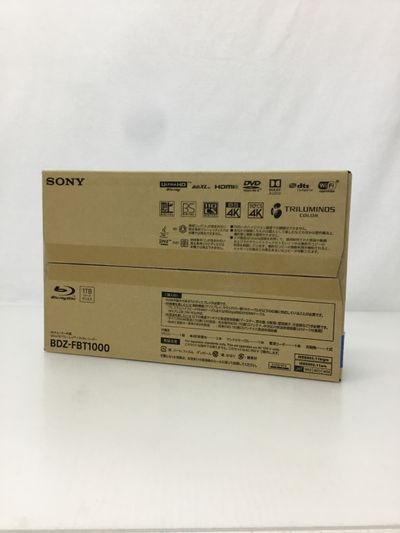 SONY/ソニー BDZ-FBT1000 ブルーレイレコーダー