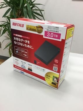 BUFFALO/バッファロー HD-LD3.0U3-BKA [ブラック] 外付けHDD
