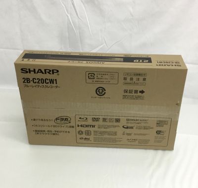 SHARP/シャープ AQUOSブルーレイ 2B-C20CW1 ブルーレイレコーダー