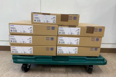 TOTO　水栓　TKS05301J 台付シングル混合水栓 エコシングル