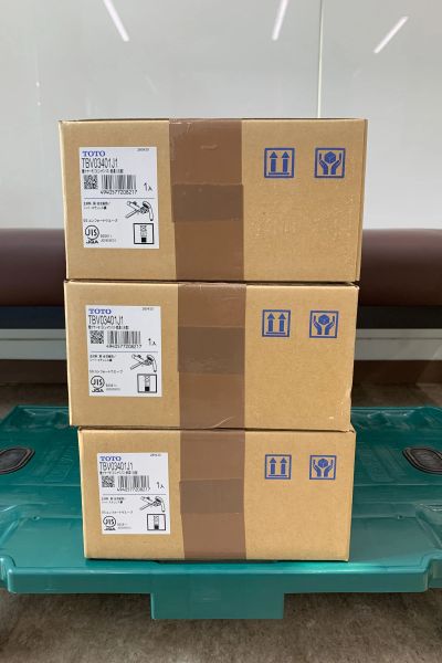 TOTO　水栓　TBV03401J1壁付サーモスタット混合水栓(コンフォートウエーブ1モード) 