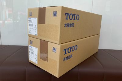 TOTO　水栓　TKS05305JA 台付シングル混合水栓(エコシングル、ハンドシャワー)