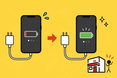 スマホの充電が遅いのは故障？考えられる原因と対処法