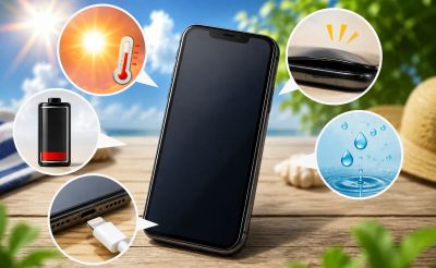 夏の終わりにスマホの調子が悪い？猛暑でダメージを受けたスマホのチェックポイント