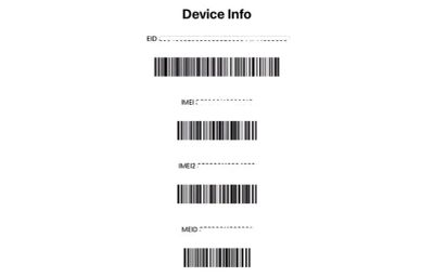 iPhoneの隠しコマンド「*#06#」