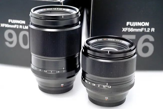 富士フイルム FUJINON XF90mm F2 R LM WR - XF56mmF1.2 R レンズ