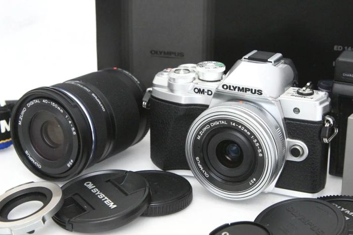 オリンパス OM-D E-M10 Mark III EZダブルズームキット [シルバー]