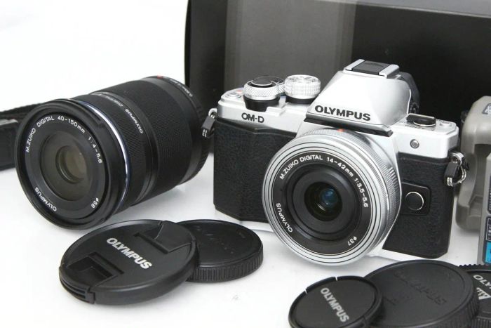 オリンパス OM-D E-M10 Mark II EZダブルズームキット[シルバー]