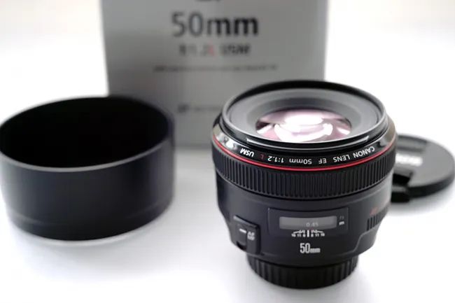 キヤノン EF50mm F1.2L USM レンズ